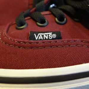 Vans Shoes Size 7.5 Women - Men's 6-Burgundy- VANS
